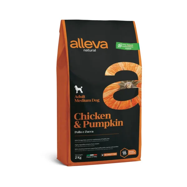 Crocchette per Cani Adulti Medium Zucca e Pollo 2 kg