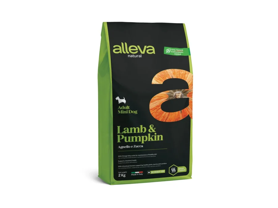 Crocchette per Cani Natural - Adult Mini Natural (Agnello & Zucca) 2 KG