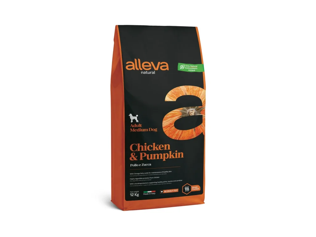 Crocchette per Cani Adulti Medium Zucca e Pollo 12 kg