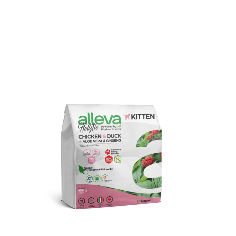 Crocchette per Gatti Holistic – Kitten (Pollo E Anatra) 0.400 KG