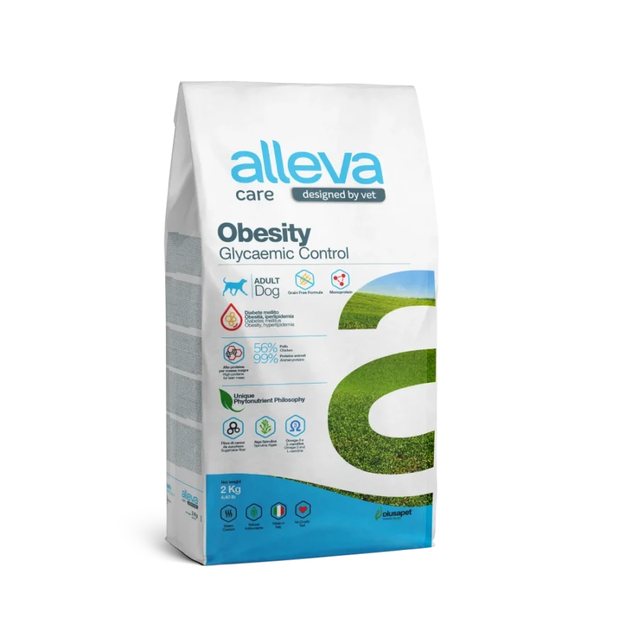 mockup alleva care obesity dog 2kg fronte