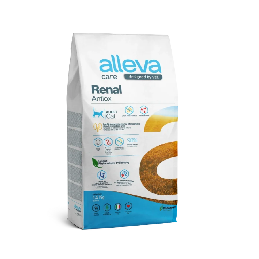 Crocchette per Gatti Linea Veterinaria Care - Adult Renal Antiox 1.5 KG